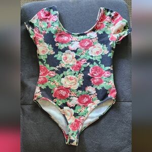 Floral Forever 21 bodysuit